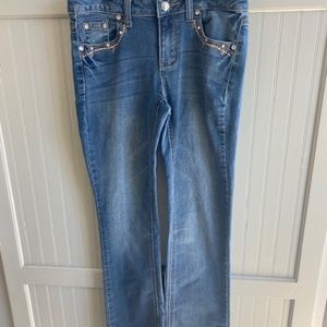 versona jeans size 2 fancy pockets